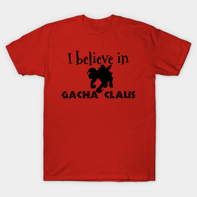 Ark Survival Evolved- I Believe in Gacha Claus T-Shirt by Cactus Sands